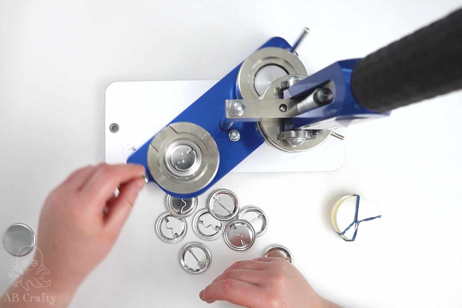 How To Make Buttons Easy DIY Button Pins AB Crafty