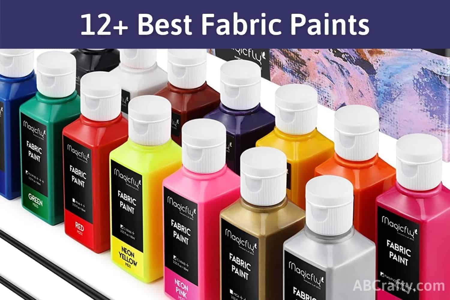 Jacquard Textile Paint 2.25 oz Black & White Fabric Paint Set