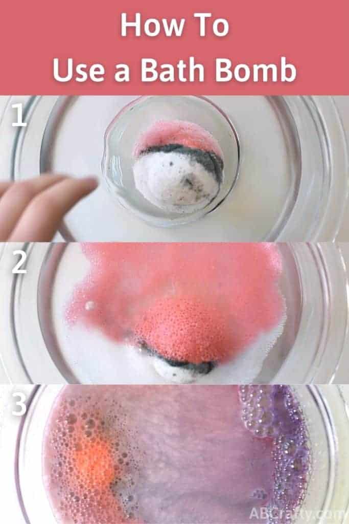 How to Use a Bath Bomb - Easy step by step guide with photos - AB Crafty