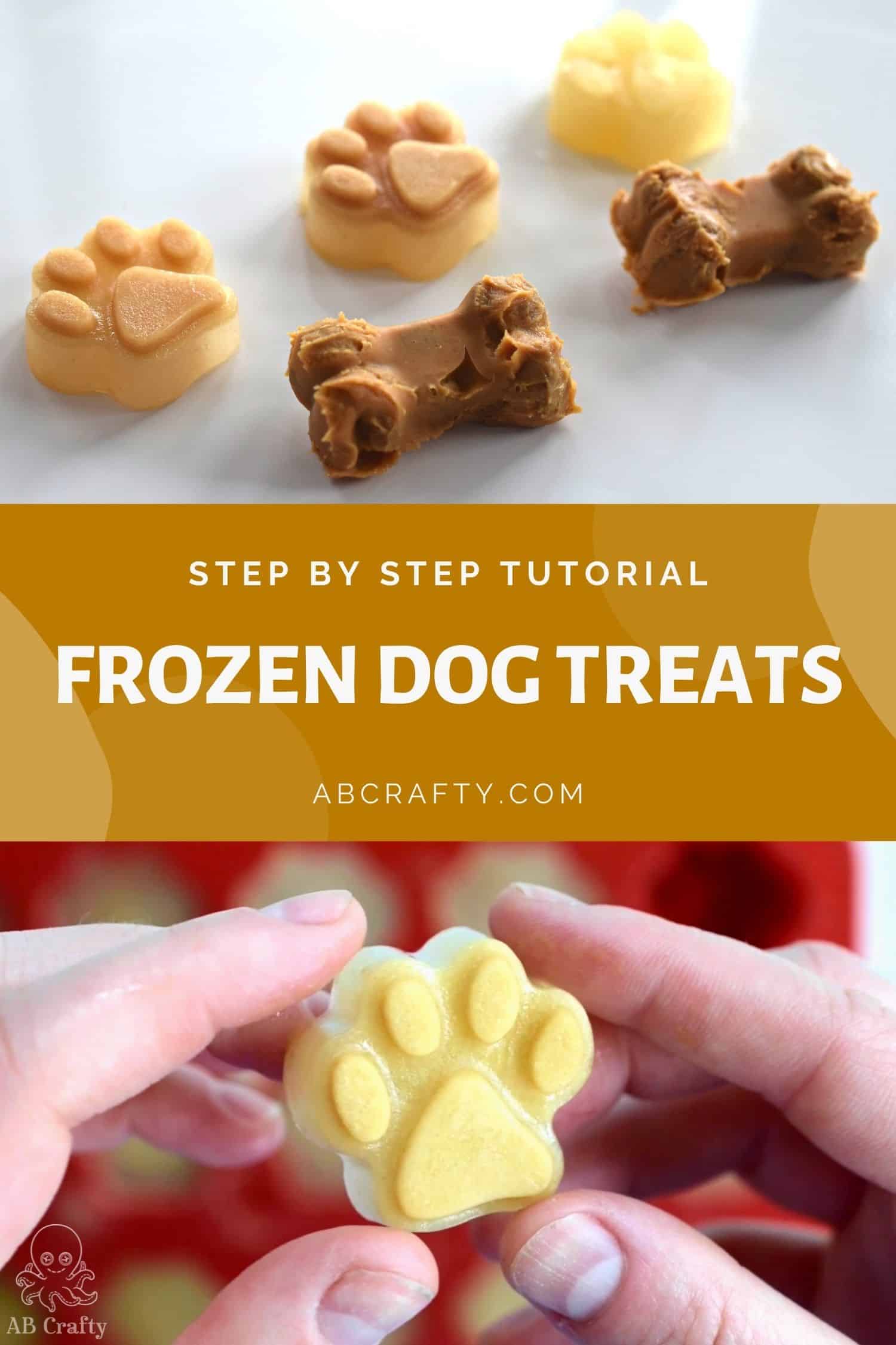 Frozen Dog Treats 4 Healthy Homemade Dog Treats AB Crafty