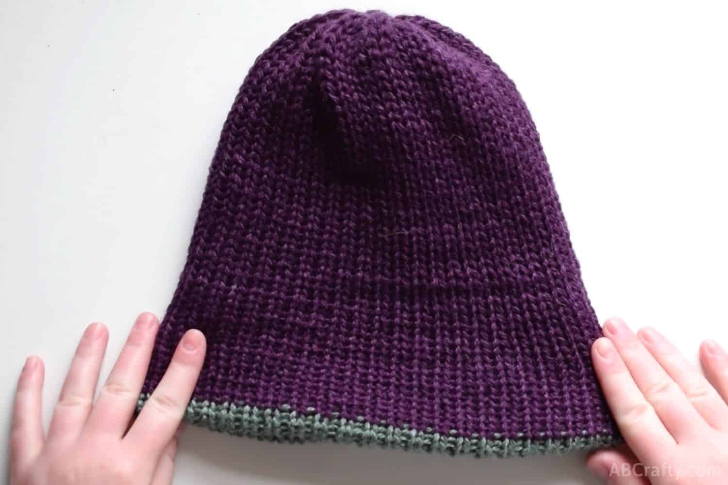 Easiest Knitting Machine Beanie Hat Pattern (Sentro, Jamit, or