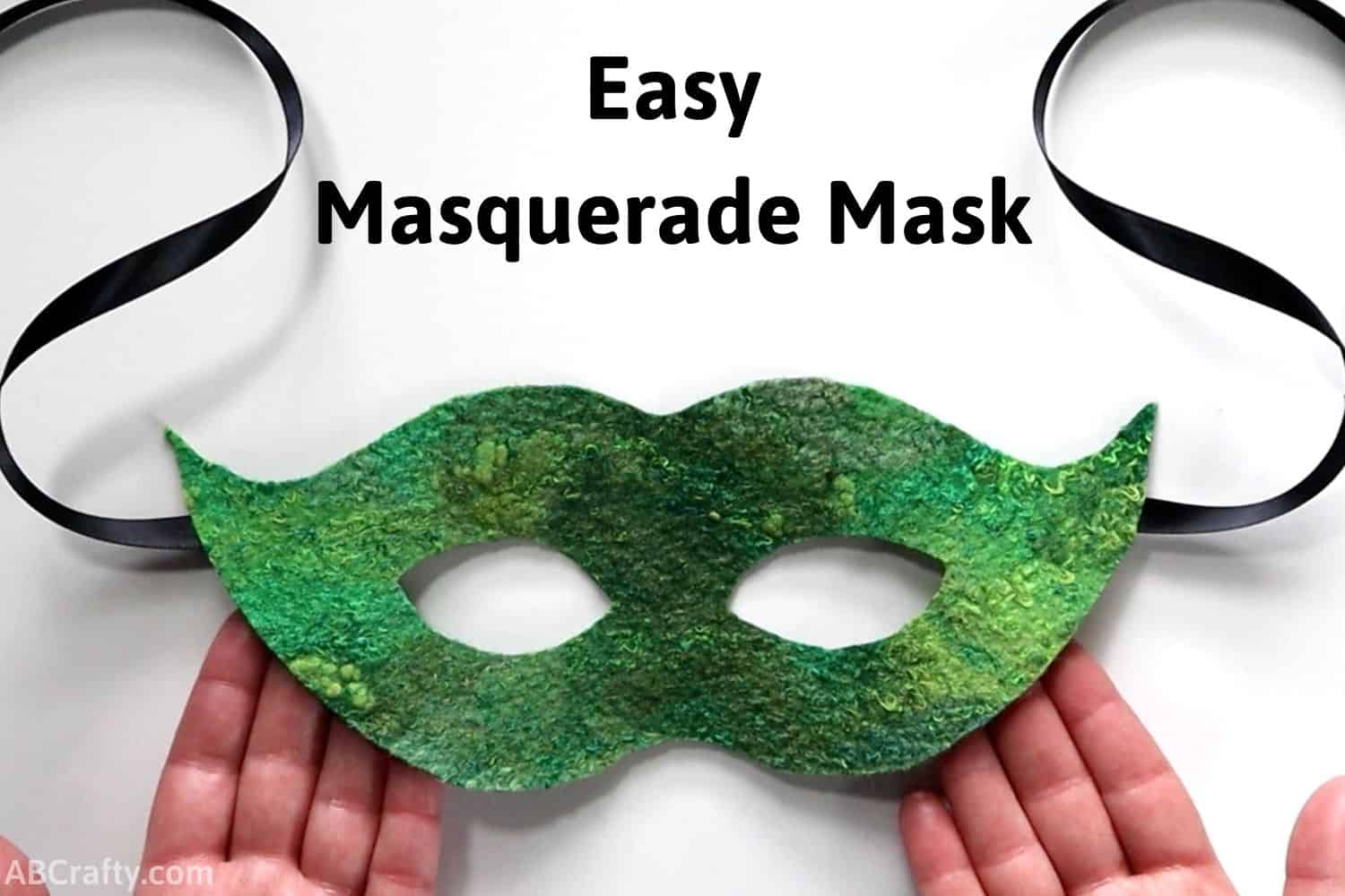 Easy Masquerade Mask - Make a Masquerade Mask with Felt - AB Crafty