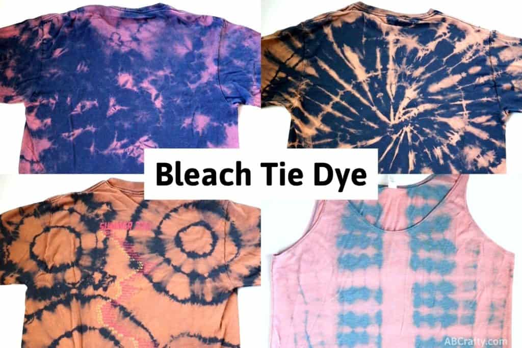 Bleach Tie Dye (a.k.a. Reverse Tie Dye) - Chaotically Yours