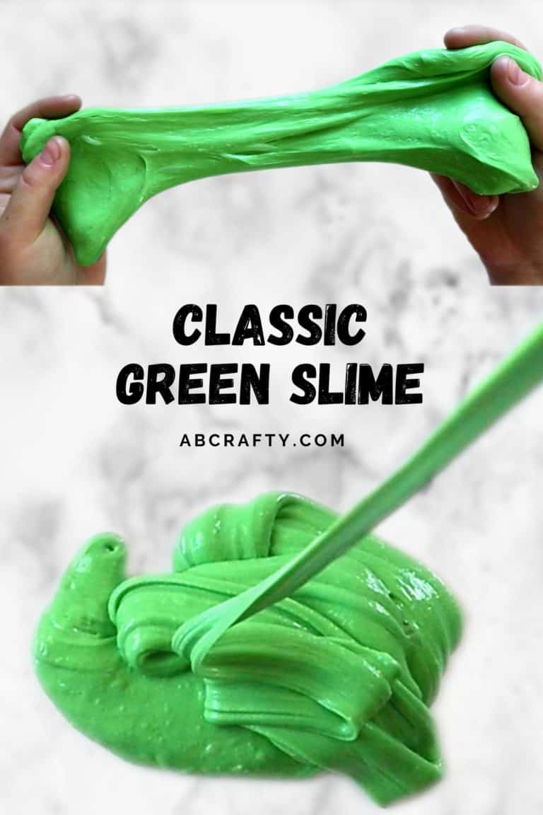 Green Slime - How to Easily Make Classic Green Slime - AB Crafty