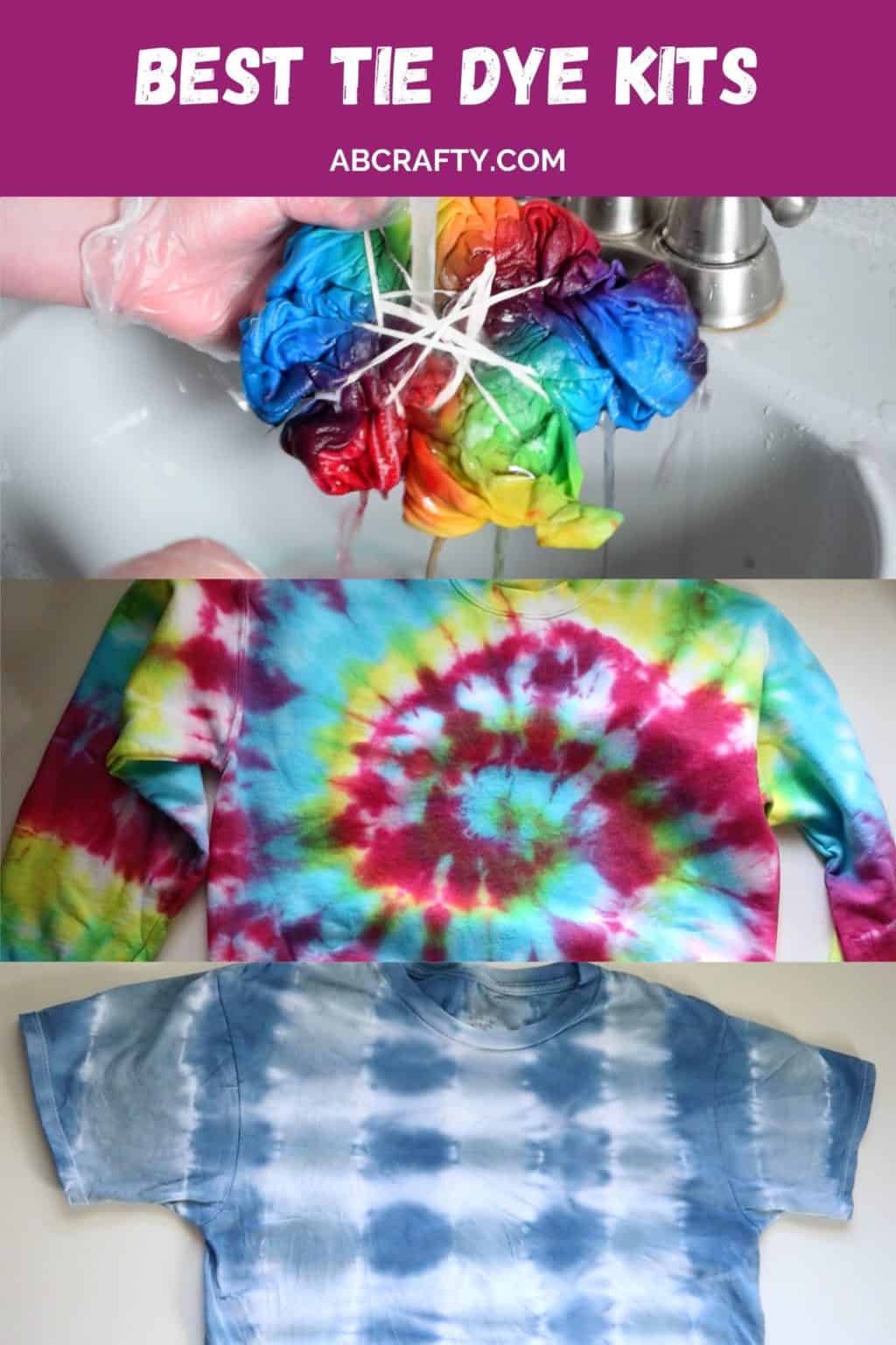 10 Colour Spectrum + Black Tie Dye Kit - Bright Crafts