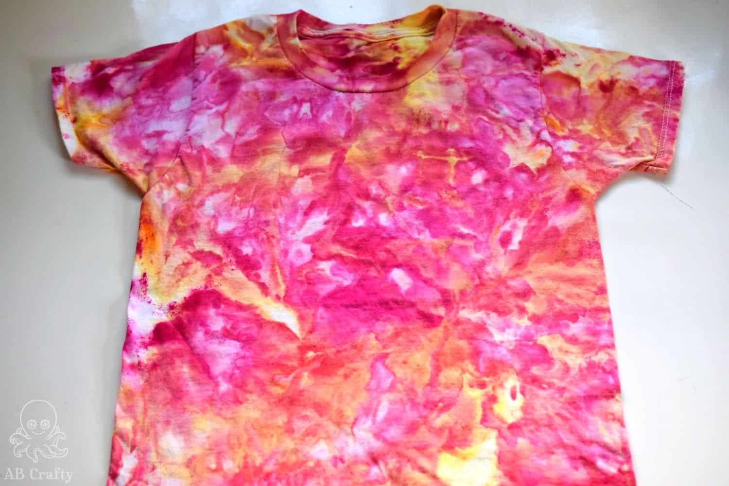 Ice Tie Dye Easy Instructions To Tie Dye With Ice Ab Crafty 3150