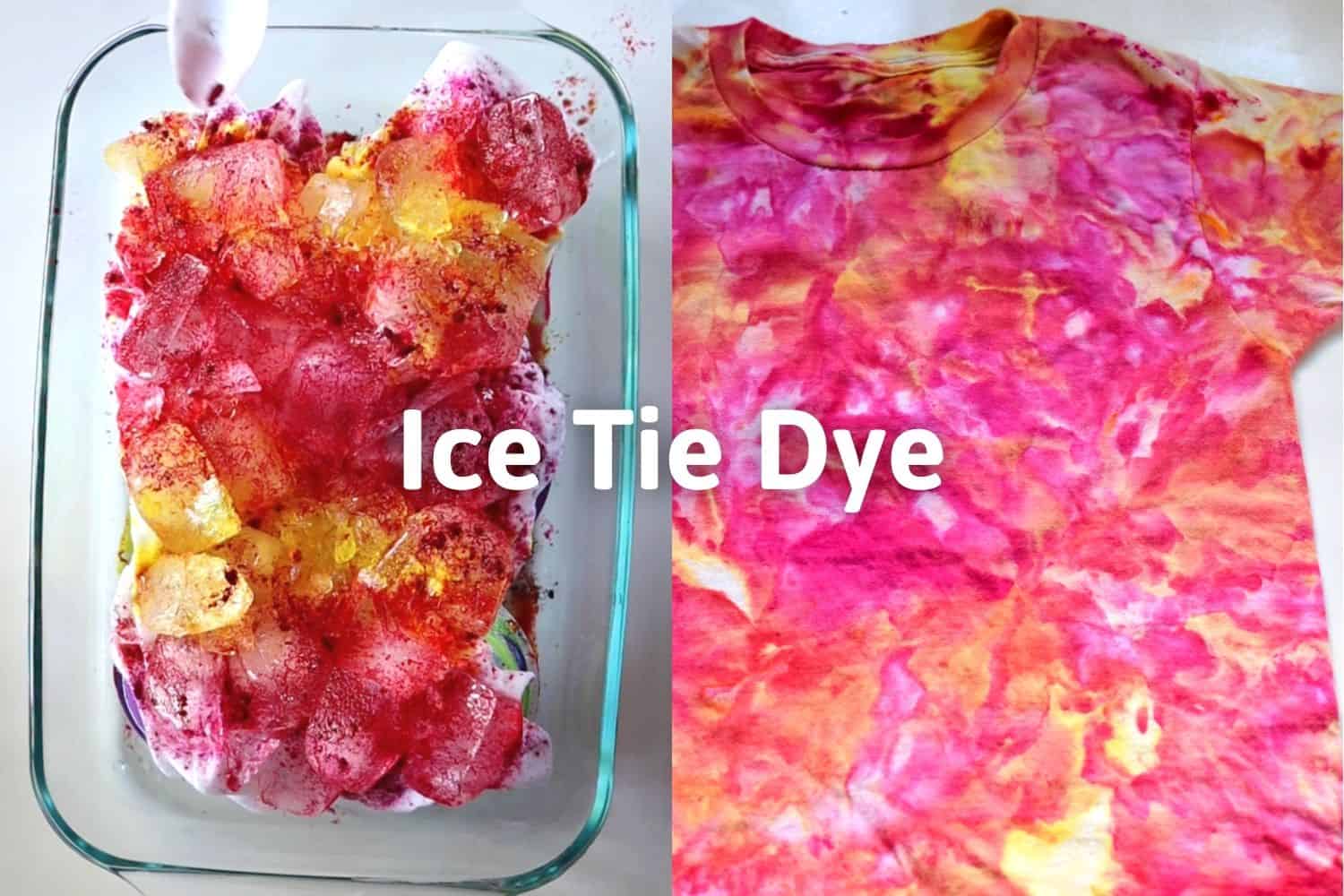 Ice dye  Diy tie dye designs, Diy tie dye shirts, Diy tie dye techniques