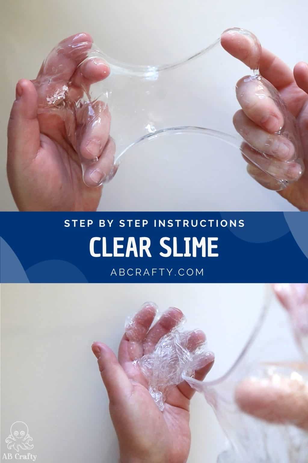 MUST WATCH!! !!REAL!! HOW TO MAKE THE BEST CLEAR SLIME WITH CLEAR GLUE,  WITHOUT BORAX! EASY SLIME! 