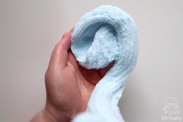 Cloud Slime How To Easily Make Fluffy Cloud Slime Ab Crafty 5097