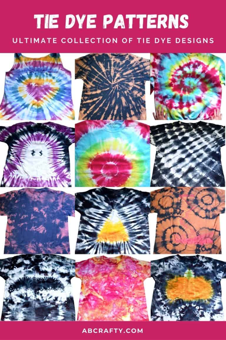 Tie Dye Patterns - 19+ Unique Tie Dye Designs - AB Crafty