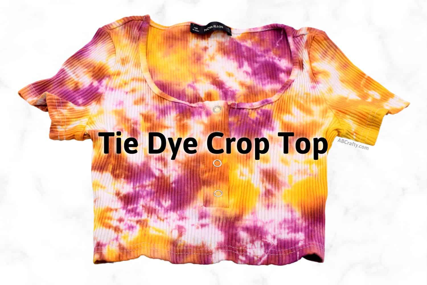 White T-shirt - Ready To Tie Dye - Bright Crafts