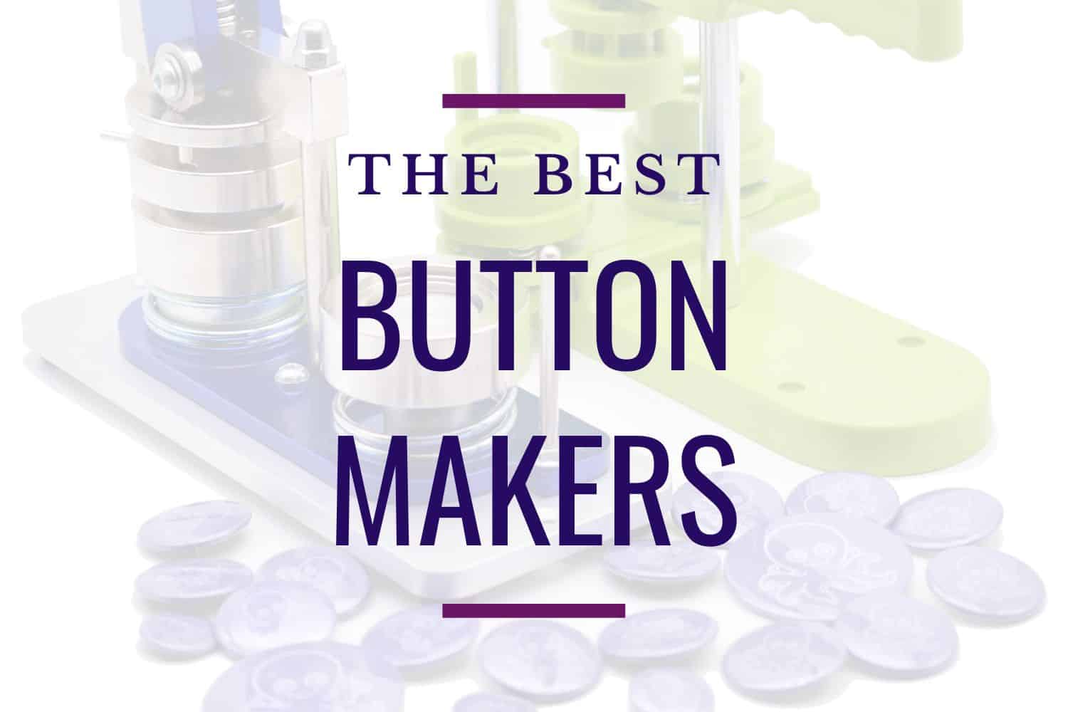 HTVRONT 1.45'' 37mm Button Badge Parts Supplies for Button Maker Machine  100 Set