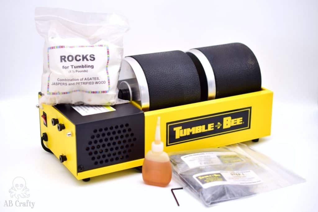  Advanced Professional Rock Tumbler Kit - with Digital 9-Day  Polishing Timer & 3 Speed Settings - Turn Rough Rocks into Beautiful Gems :  Great Science & STEM Gift for Kids All