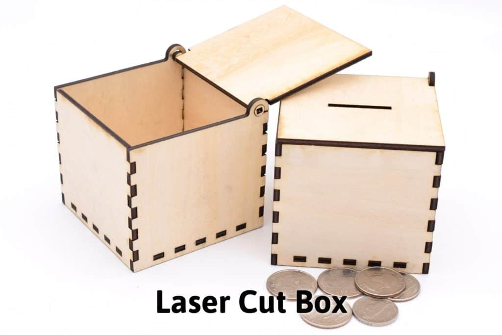 Laser Cut Box - Easy Hinged Box and Coin Box - AB Crafty